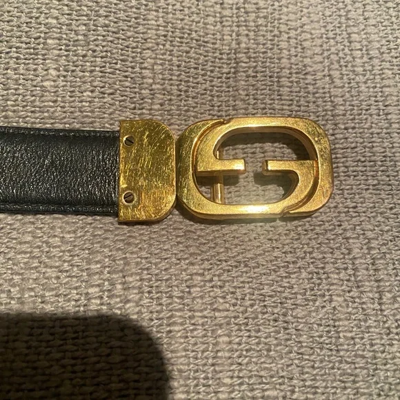 Vintage Authentic Gucci Reversible Leather Belt - Picture 7 of 10